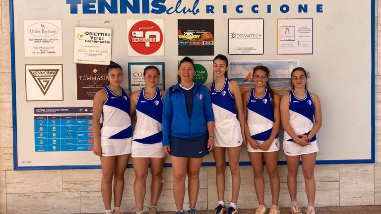 Tennis B2 donne, prima vittoria stagionale del Tc Riccione