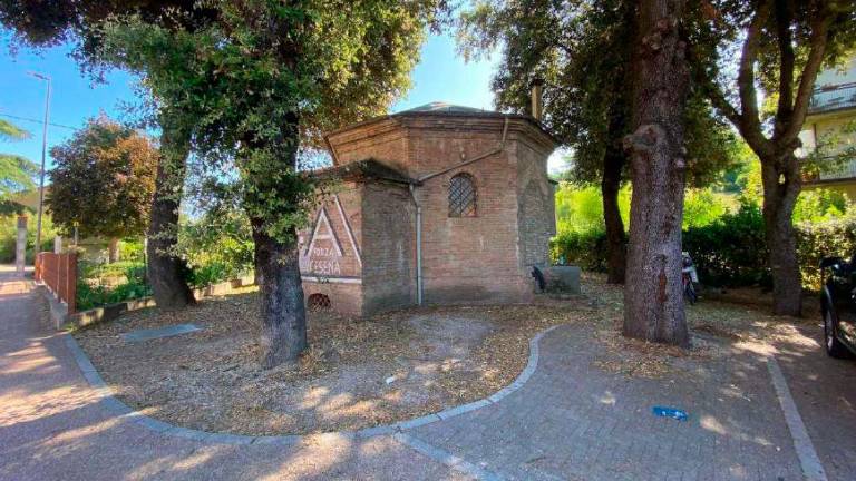 Il fabbricato del vecchio acquedotto