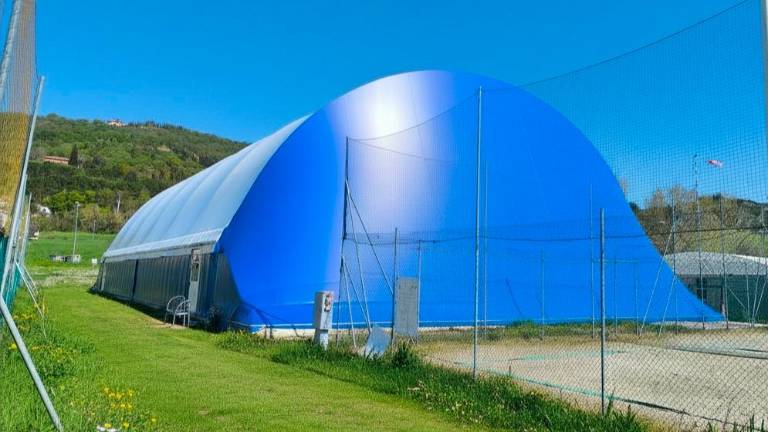 Riolo Terme, inaugurato il nuovo campo da tennis al coperto