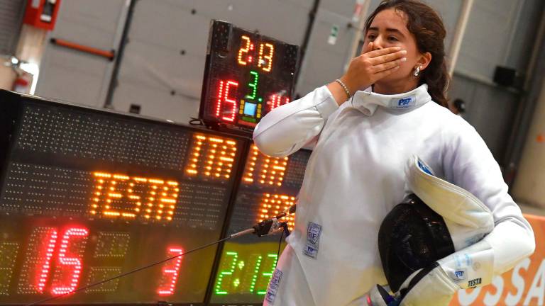 Spada, Mariachiara Testa splendida “imbucata” tra gli ori olimpici: “Il bronzo agli Assoluti, un’emozione mai provata prima”