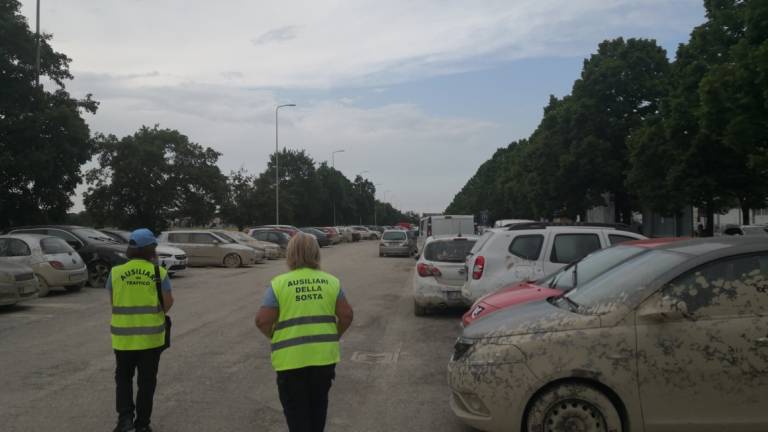 Forlì, ausiliari di Fmi per controllare le auto alluvionate