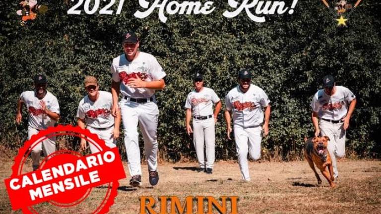 Rimini. Calendario 2021 di canile Cerni e Junior Rimini Baseball