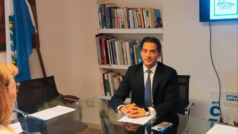 Il segretario di Stato, Matteo Ciacci