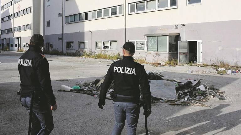 Rimini 27-11-2023 - Polizia ex nuova Questura controlli. © Manuel Migliorini Adriapress.?