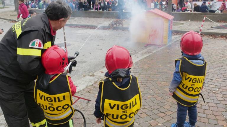 Pompieropoli coinvolge i bambini alla Maratona di Ravenna
