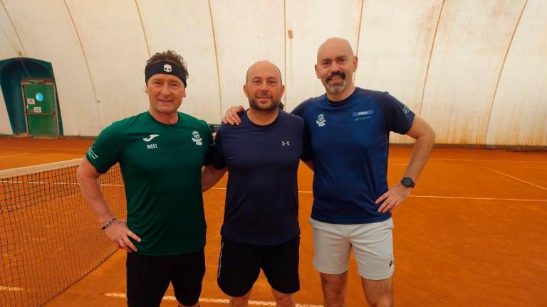 La squadra Over 45 del Ct Cerri