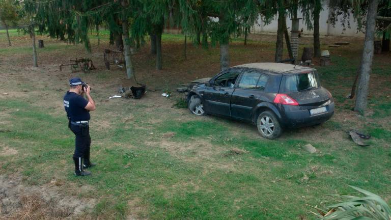 I rilievi dell’incidente (foto Massimo Fiorentini)