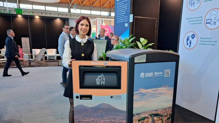 Il cestino autocompattante Bigbelly