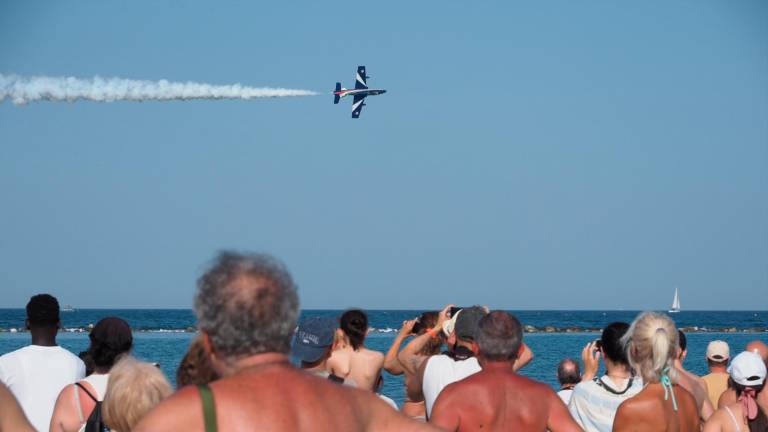 Ravenna, spettacolo in cielo con le Frecce Tricolori