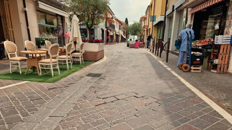 Una delle caditoie da sostituire