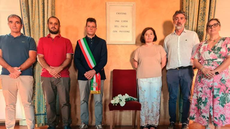 Cristina Garattoni e la Giunta di Santarcangelo