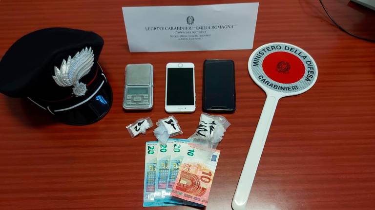 Cocaina dall’Albania per lo spaccio al minuto: nuovo arresto a Cesena