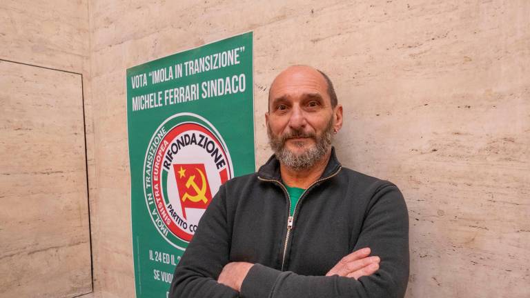 Il candidato sindaco di Rifondazione comunista Michele Ferrari