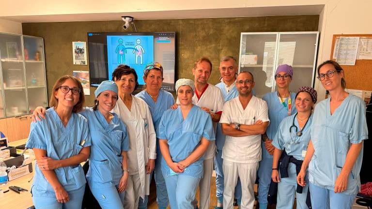 Il team che ha effettuato la procedura