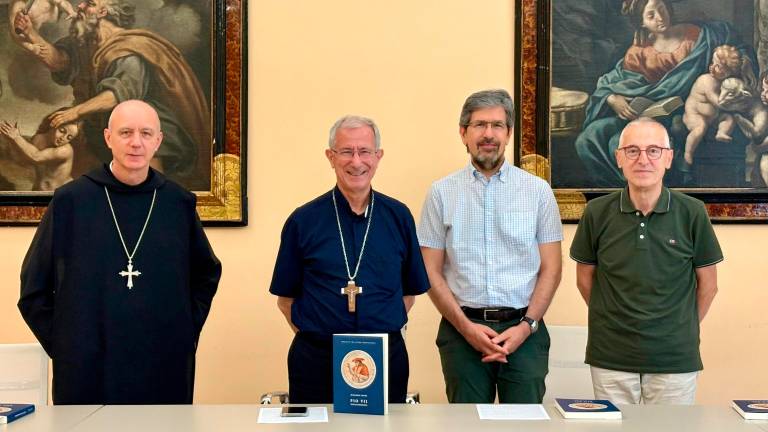 Da sinistra: Mauro Maccarinelli; Antonio Giuseppe Caiazzo; Camillo Acerbi; Marino Mengozzi