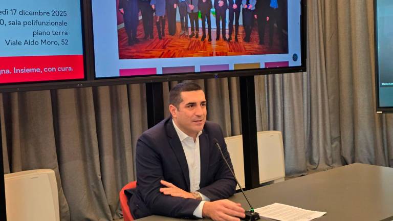 Il presidente della Regione Emilia-Romagna Michele De Pascale