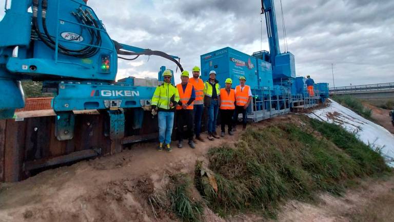 Bagnacavallo, lavori post-alluvione: “un treno” dal Giappone per piazzare le palancole sul Lamone a Villanova
