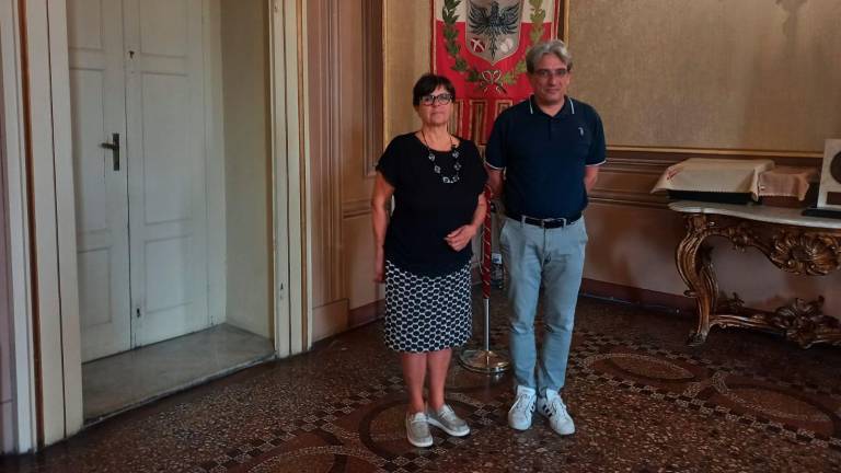 L’assessora Angelica Sansavini e il dirigente comunale Pier Luigi Rosetti
