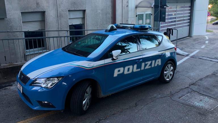 Una volante in ospedale