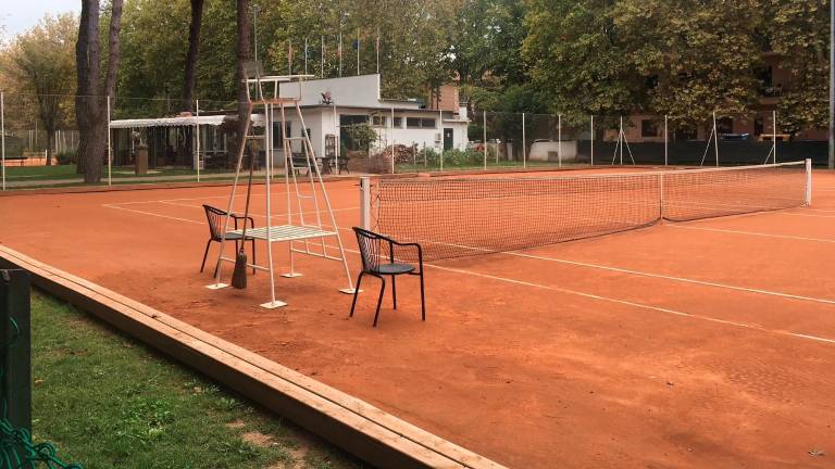 Uno dei campi del circolo