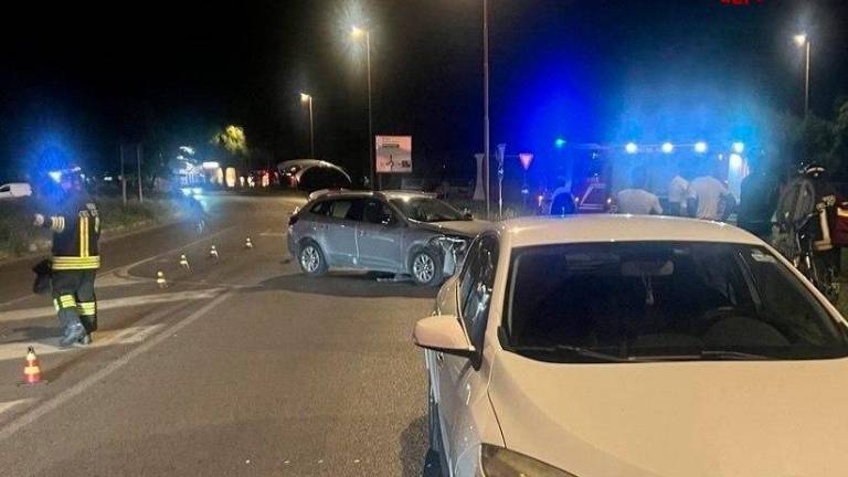 Cesena, incidente nella notte in via Togliatti