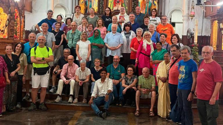 Il gruppo di pellegrini romagnoli partiti per l’India