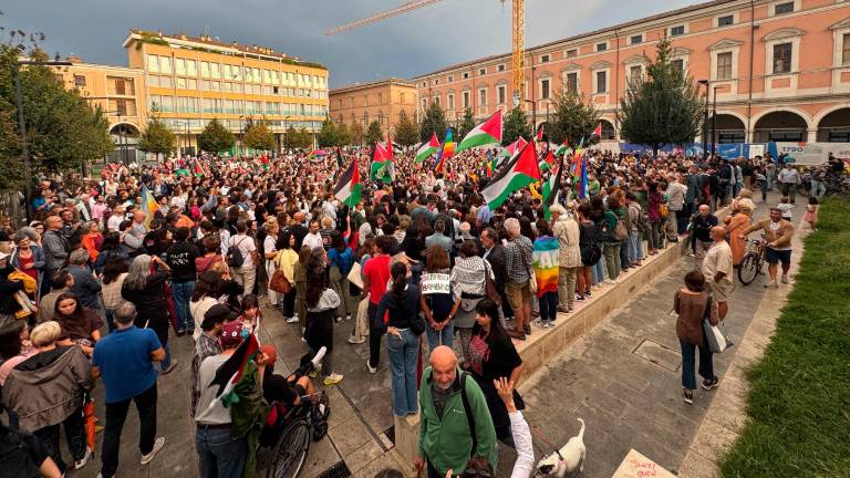 Cesena, in 1500 in piazza per dire “Stop al genocidio”