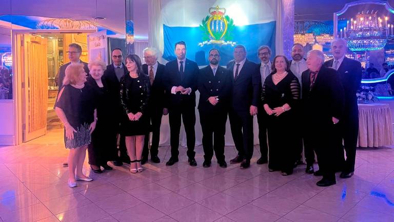 Alcuni momenti della serata organizzata sabato scorso a New York