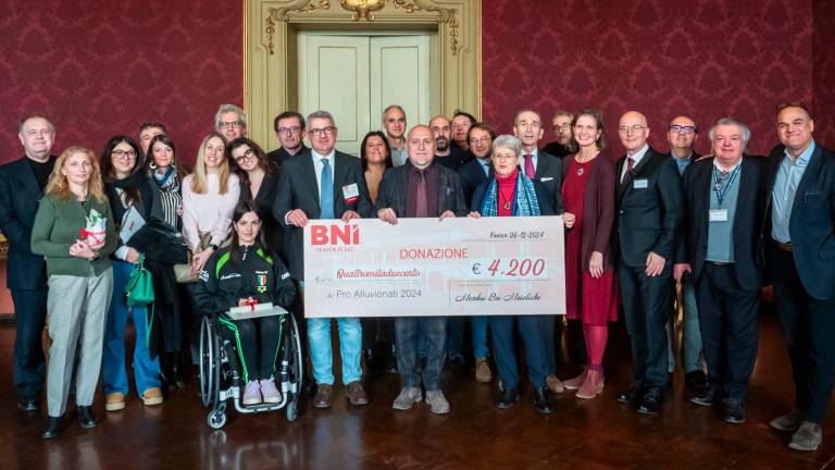 La consegna dei contributi