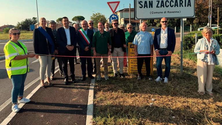 Ravenna. Inaugurata la nuova rotonda di San Zaccaria