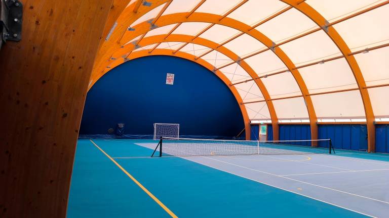Riolo Terme, inaugurato il nuovo campo da tennis al coperto
