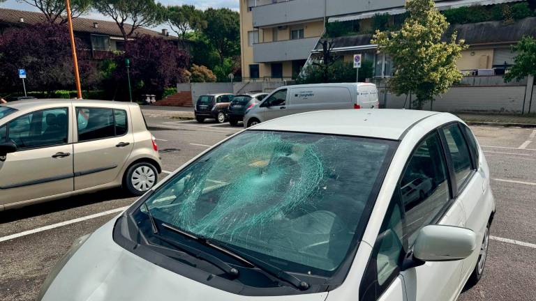 L’auto che ha investito la donna