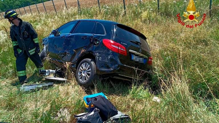 Bertinoro, incidente in autostrada: 4 feriti all’ospedale