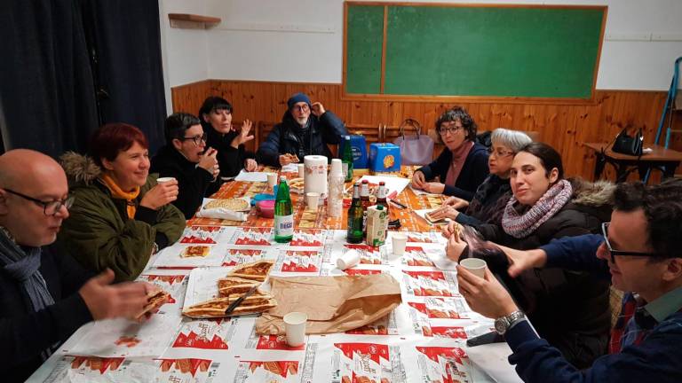 Un momento di ritrovo degli “inGASati”