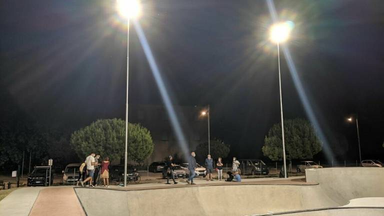 Skate park di Cesenatico, terminati i lavori aggiuntivi con le luci