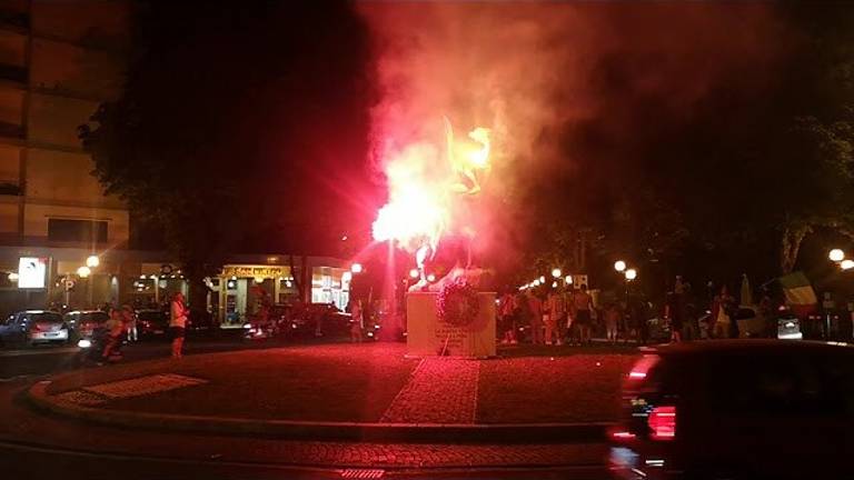 Italia campione d'Europa, la festa a Imola