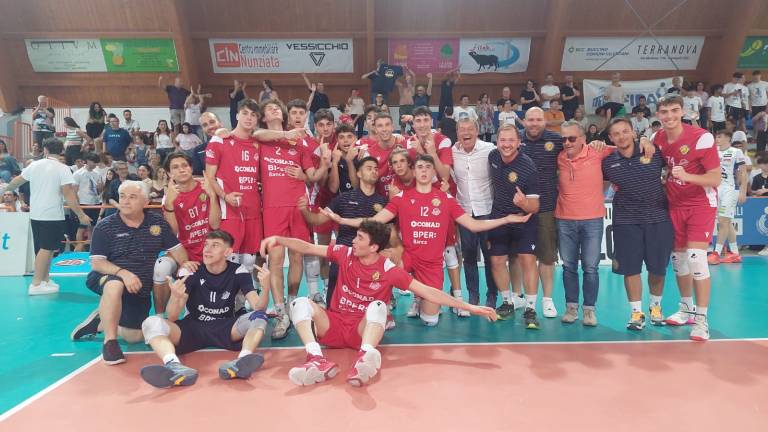 Volley Under 19, fantastica Consar: Ravenna campione d'Italia