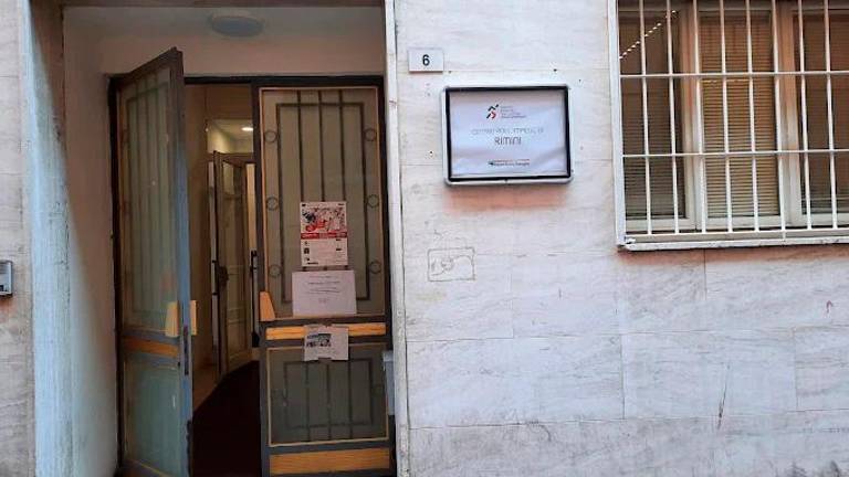 L’ingresso del Centro per l’impiego di Rimini