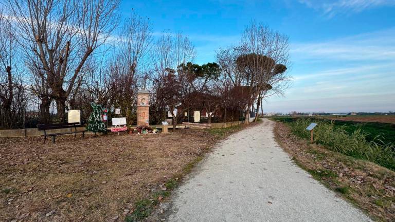 La zona dove si è consumato lo stupro