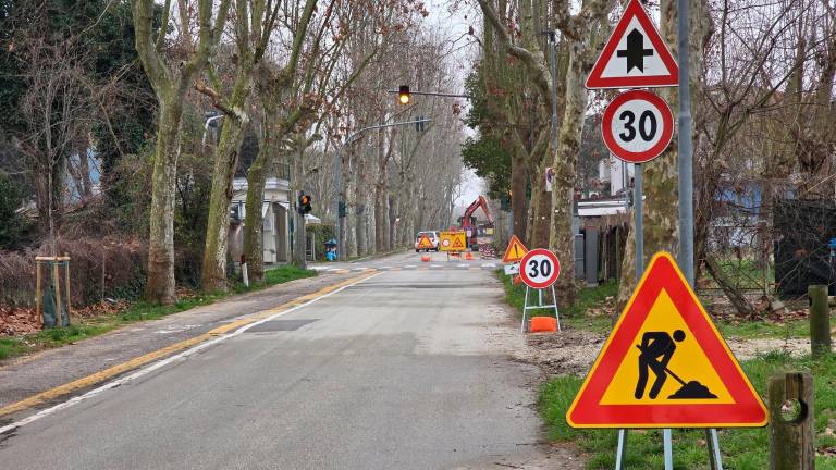 Riccione, nuovi marciapiedi nel quartiere Abissinia