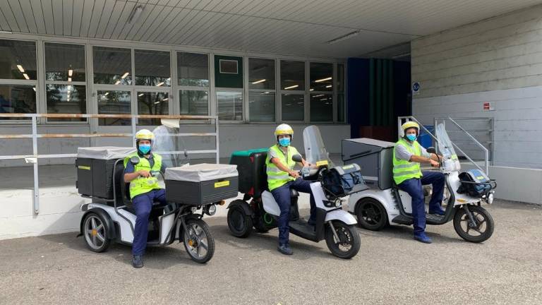 Sulle strade di Rimini, Poste Italiane lancia i tricicli ecologici