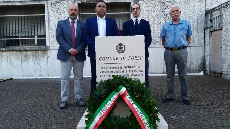 Forlì, l'Ugl Romagna rende omaggio a Borsellino e alla sua scorta