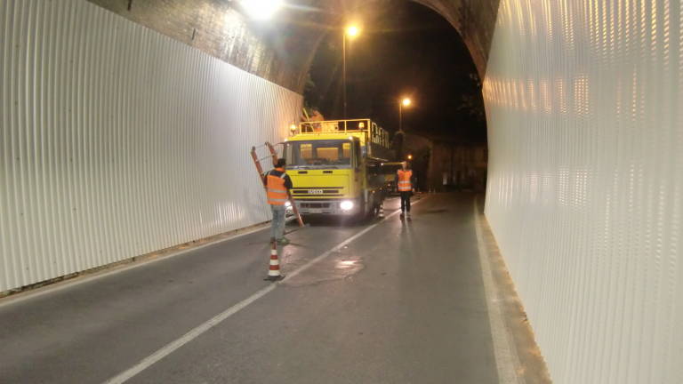 Conclusi a Cesena i lavori al tunnel del Garampo