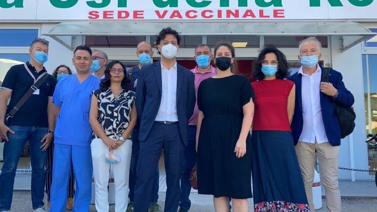 Rimini, operativa la nuova sede vaccinale sulla Consolare
