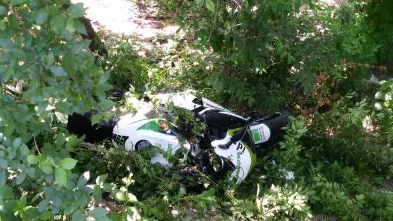 Rocca, finisce con la moto in scarpata: ferito 33enne