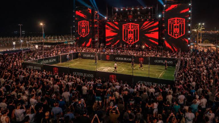 Il rendering dell’arena dell’evento