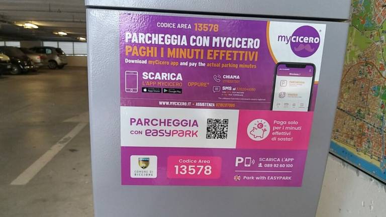 A Riccione sbarcano EasyPark e MyCicero per pagare il parcheggio
