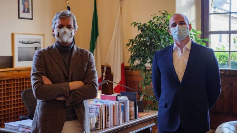 Rimini. Vaccino anti Covid, Gorini ricevuto dal sindaco