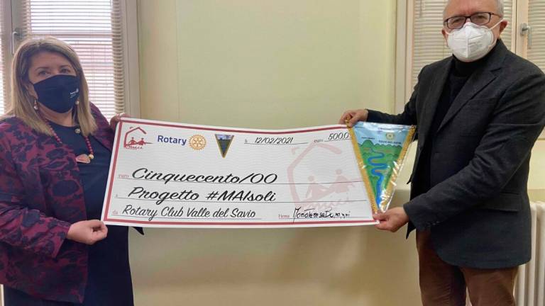 Progetto Mai Soli: fondi Rotary consegnati ad Assiprov Cesena