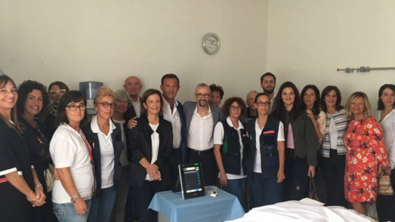 Cesena, donato ecografo per l'assistenza infermieristica domiciliare